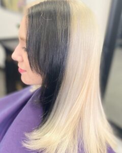 Color Blocking hair color