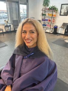 transitional grey hair color ABQ